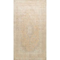 Vintage Muted Floral Traditional Kashan Persian Area Rug Wool Handmade 65 X 98