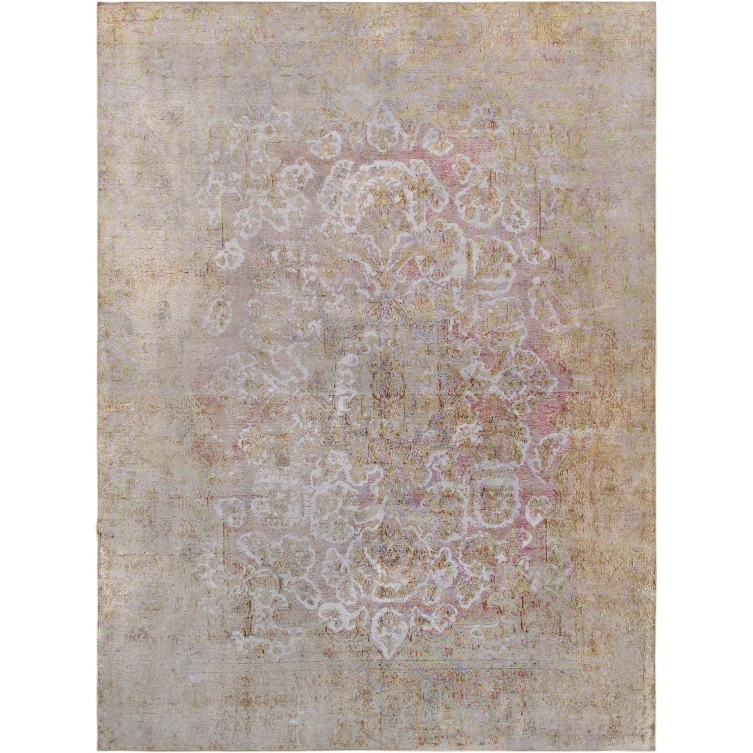 Vintage Overdyes Collection Hand Knotted Wool Rug 9 5 X 13 1