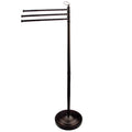 Vintage Pedestal Towel Bar In Oil Rubbed Bronze
