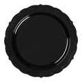 Vintage Rim Round Disposable Plastic Plate Packs Party Supplies
