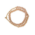 Vintage Sea Glass Beads 0.75 Dia Blush Pink