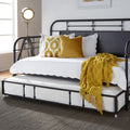 Carbon Loft Cauthen Vintage Series Black Twin Metal Trundle