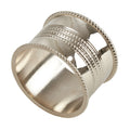 Vintage Style Napkin Rings With Dotted Design Set Of 4