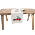 Vintage Tartan Truck With Christmas Tree Table Runner 16 By 36 Inch