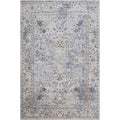 Vintage Zinnia Light Grey Blue Rug