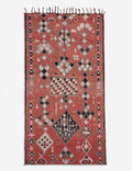 Vintage Moroccan Hand-Knotted Wool Rug No. 36, 5'7in x 11'1in