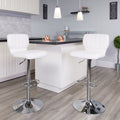 Lancaster Home Vinyl And Metal Adjustable Barstool