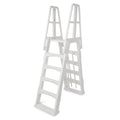 Vinylworks White Resin A Frame Ladder With Barrier