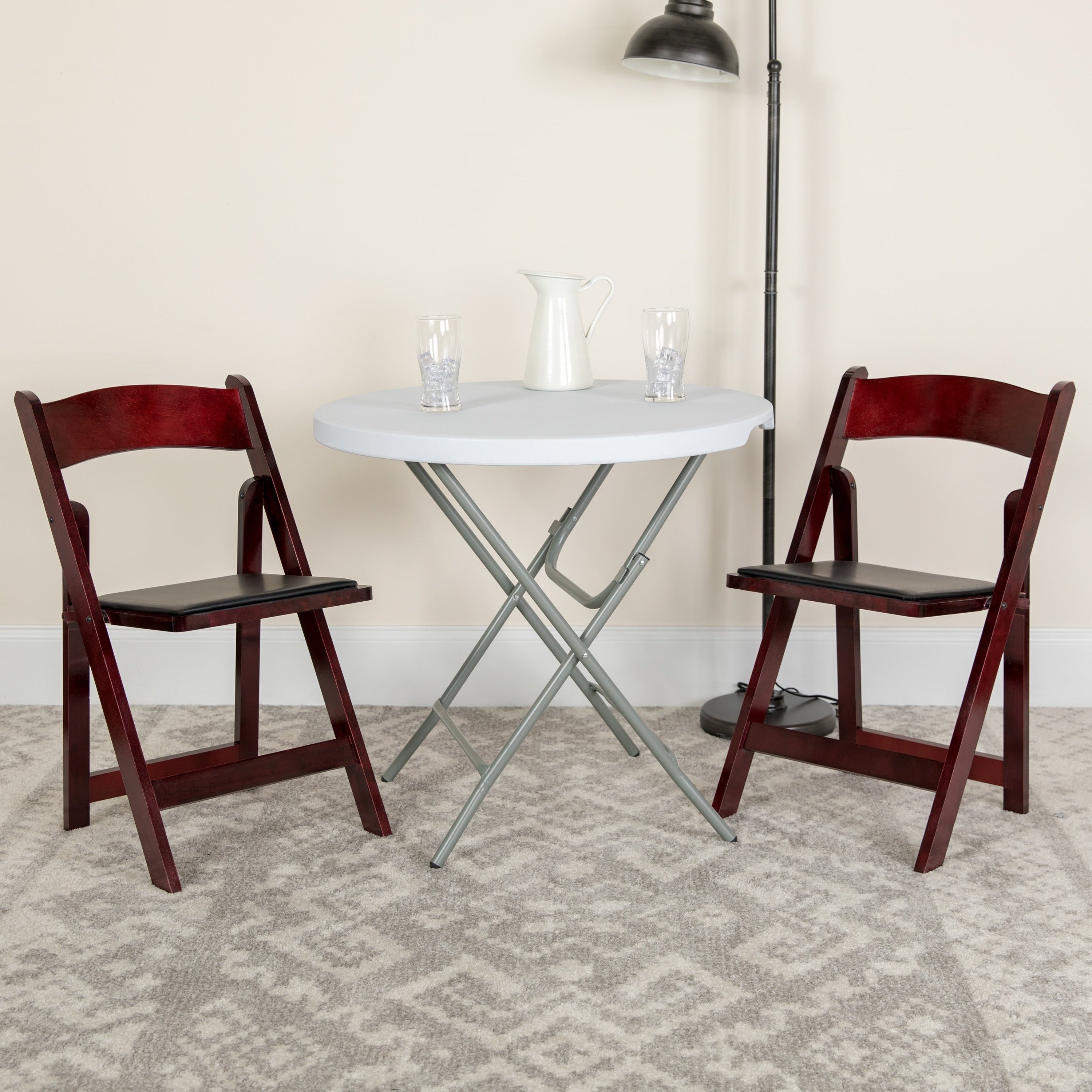 Lancaster Home Lacquered Beechwood Folding Chair