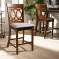 Violet Modern And Contemporary 2 Piece Counter Height Pub Chair Set