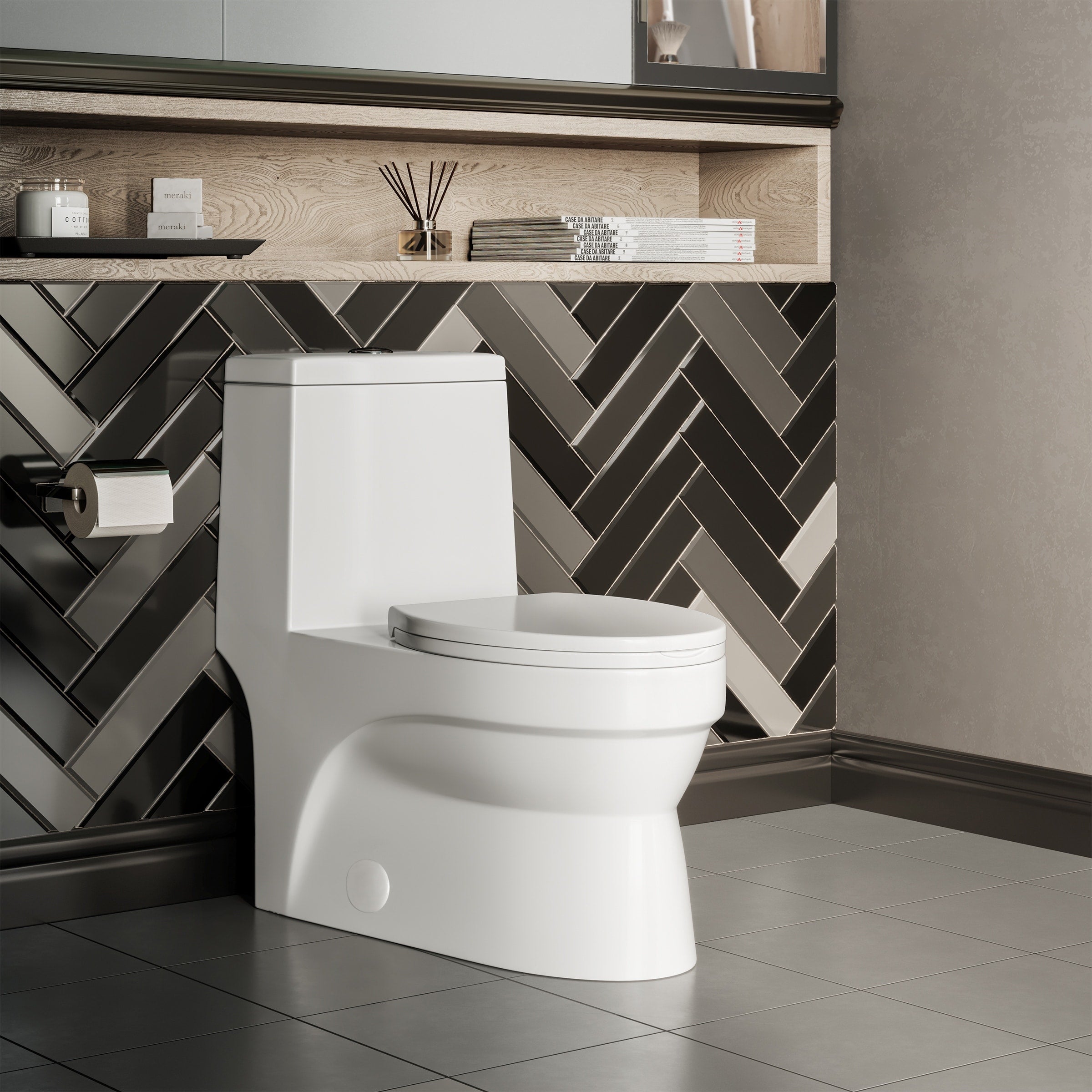 Virage One Piece Toilet Dual Flush 0.8 1.28 Gpf N A