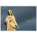 Virgin Mary Framed Canvas Wall Art Print