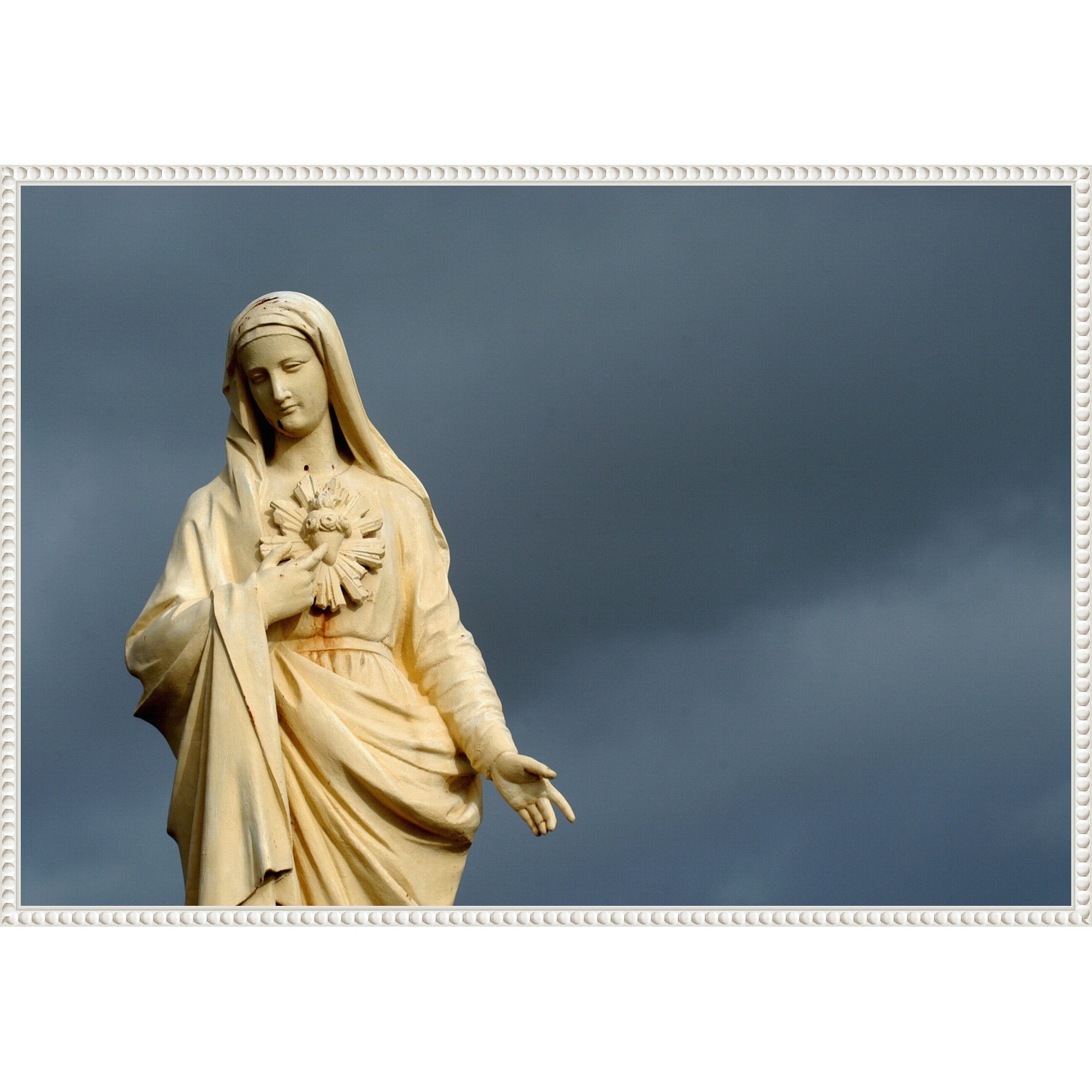 Virgin Mary Framed Canvas Wall Art Print