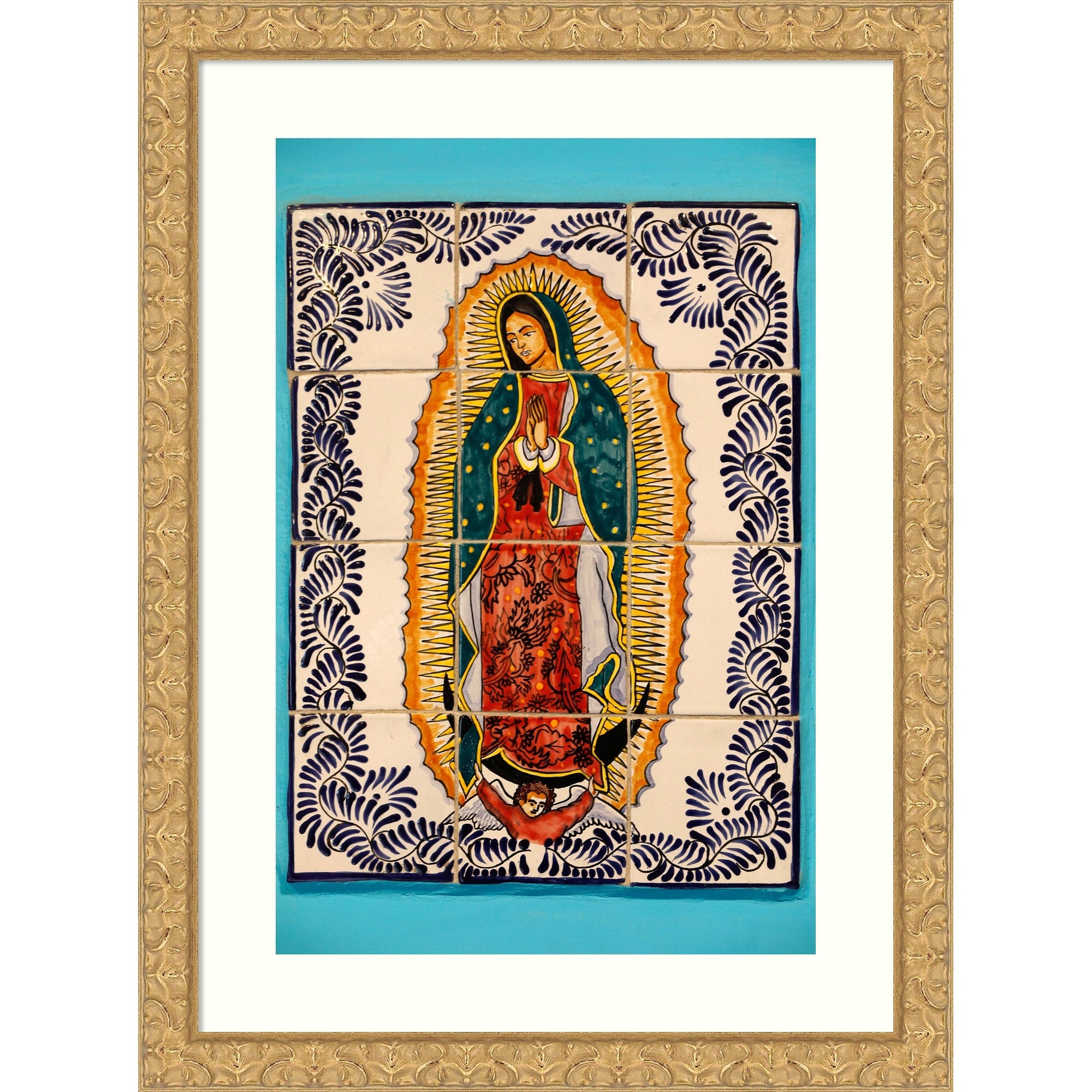 Virgin Of Guadalupe Quito Wood Framed Wall Art Print