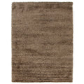 Viscose Shaggy Shag Viscose Chocolate Area Rug 8 X 10