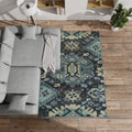 Style Haven Tribal Blues Navy Blue Area Rug 910 X 1210 910 X 1210