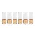 Vitorrio Champagne Glass Stemless Gold Set Of 6