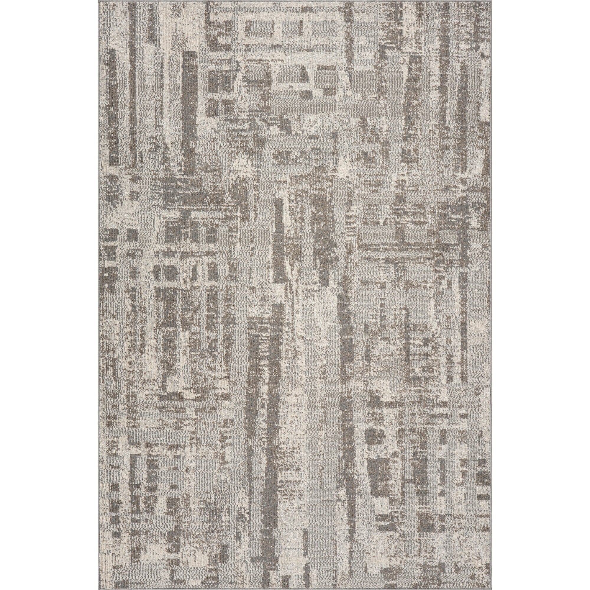 Vivara Rustic Abstract Washable Area Rug