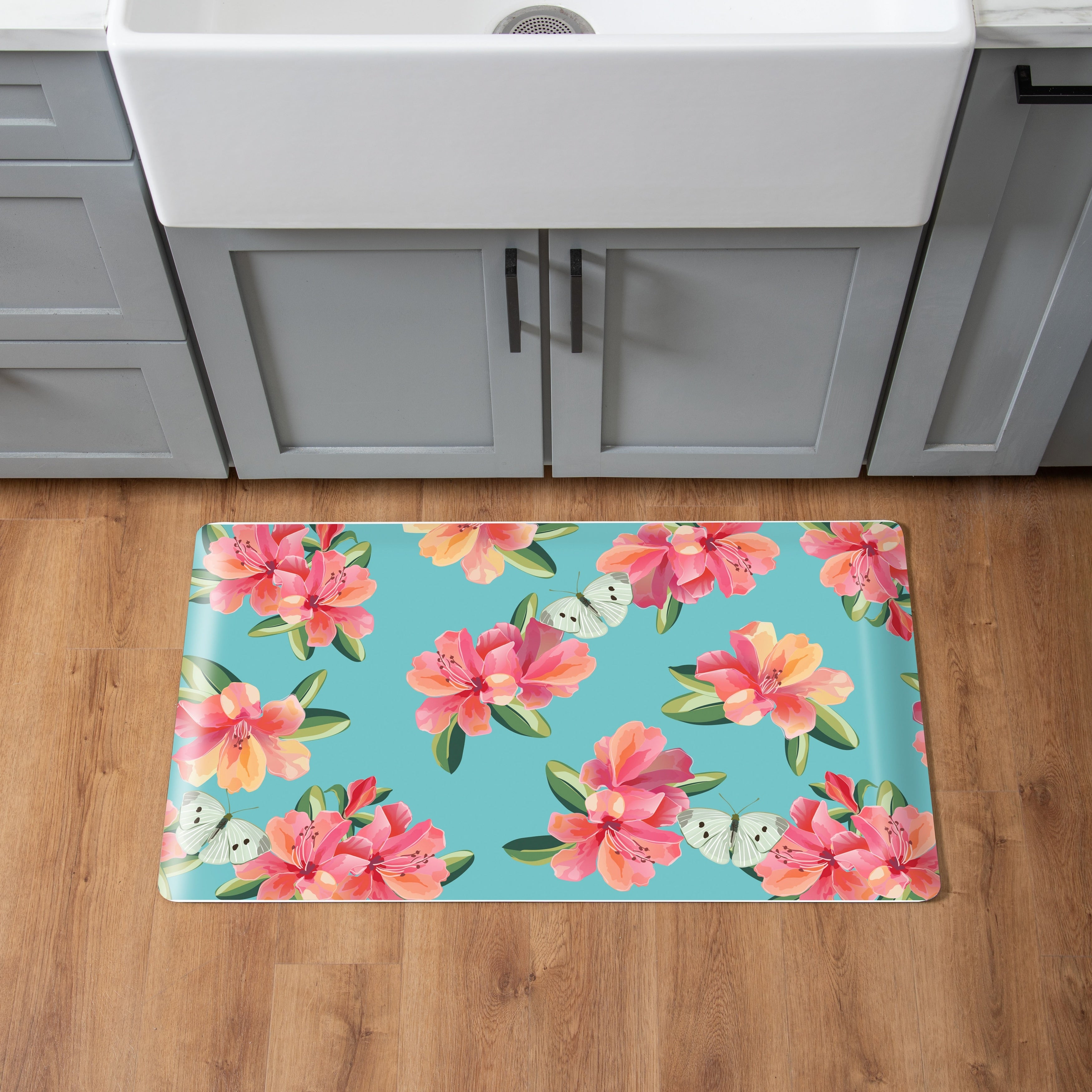 Vivid Azaleas Anti Fatigue Door Mat 30 X 18