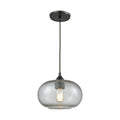 Volace 10 Inch Wide 1 Light Pendant In Oil Rubbed Bronze 10In W X 10In D X 8In H