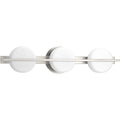 Volo Collection Brushed Nickel Opal Glass 9 Watt Led Bath Light