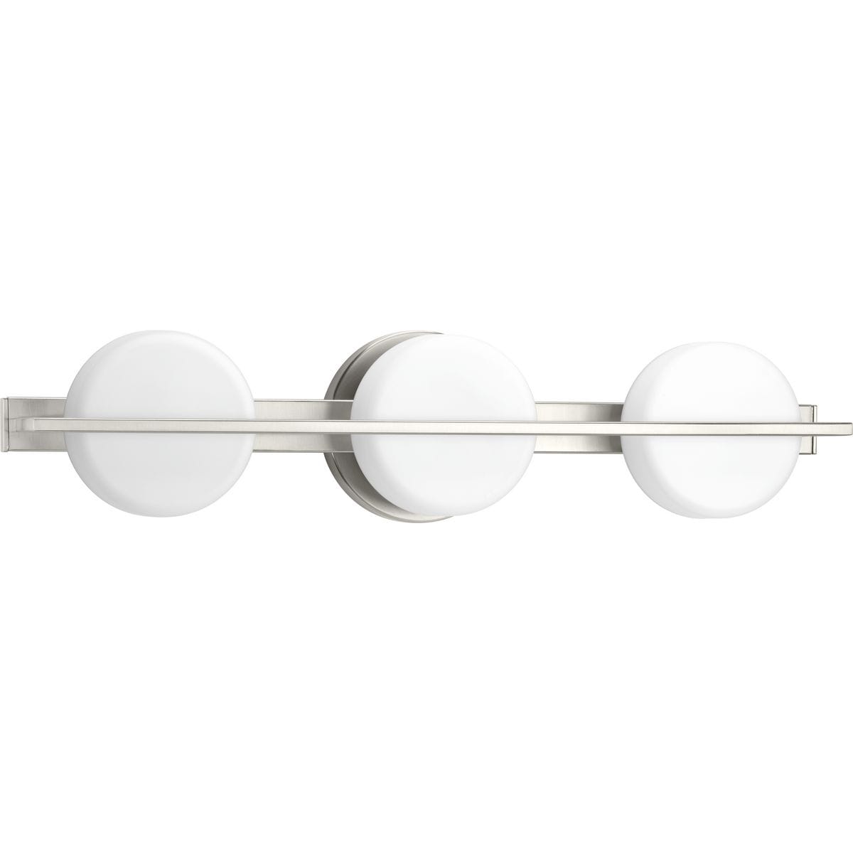 Volo Collection Brushed Nickel Opal Glass 9 Watt Led Bath Light