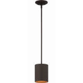 Volume Lighting 1 Light Antique Bronze Aluminum Led Cylinder Pendant N A