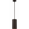 Volume Lighting 1 Light Antique Bronze Aluminum Led Cylinder Pendant N A