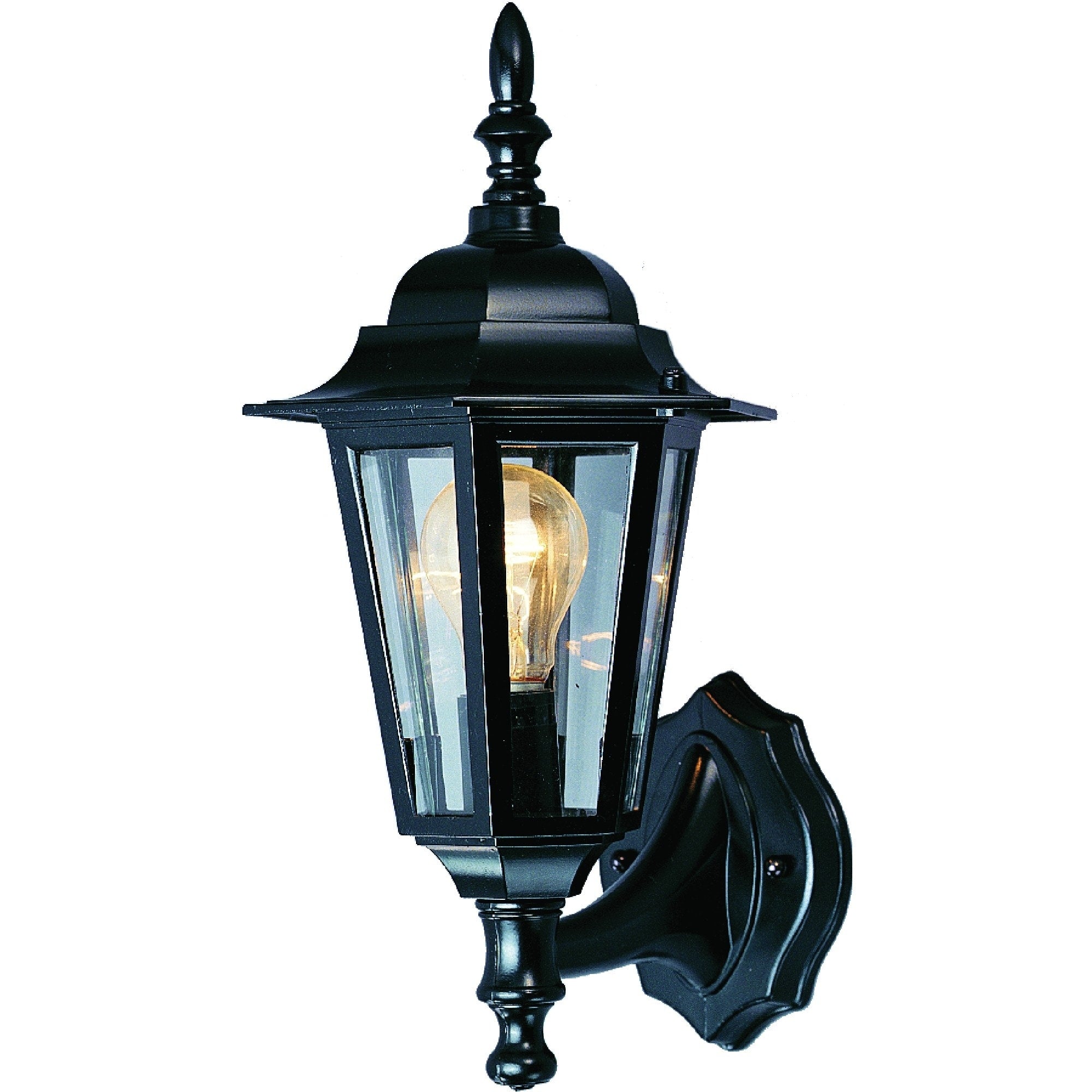 Volume Lighting 1 Light Black Outdoor Wall Mount
