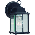 Volume Lighting 1 Light Black Outdoor Wall Mount