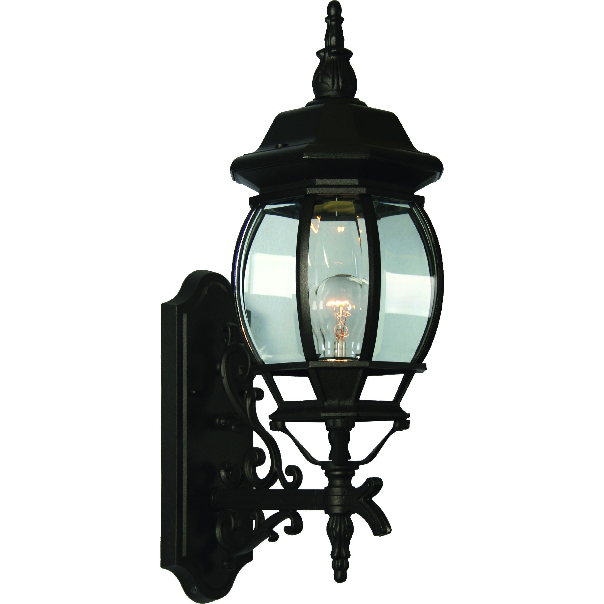 Volume Lighting 1 Light Black Outdoor Wall Sconce