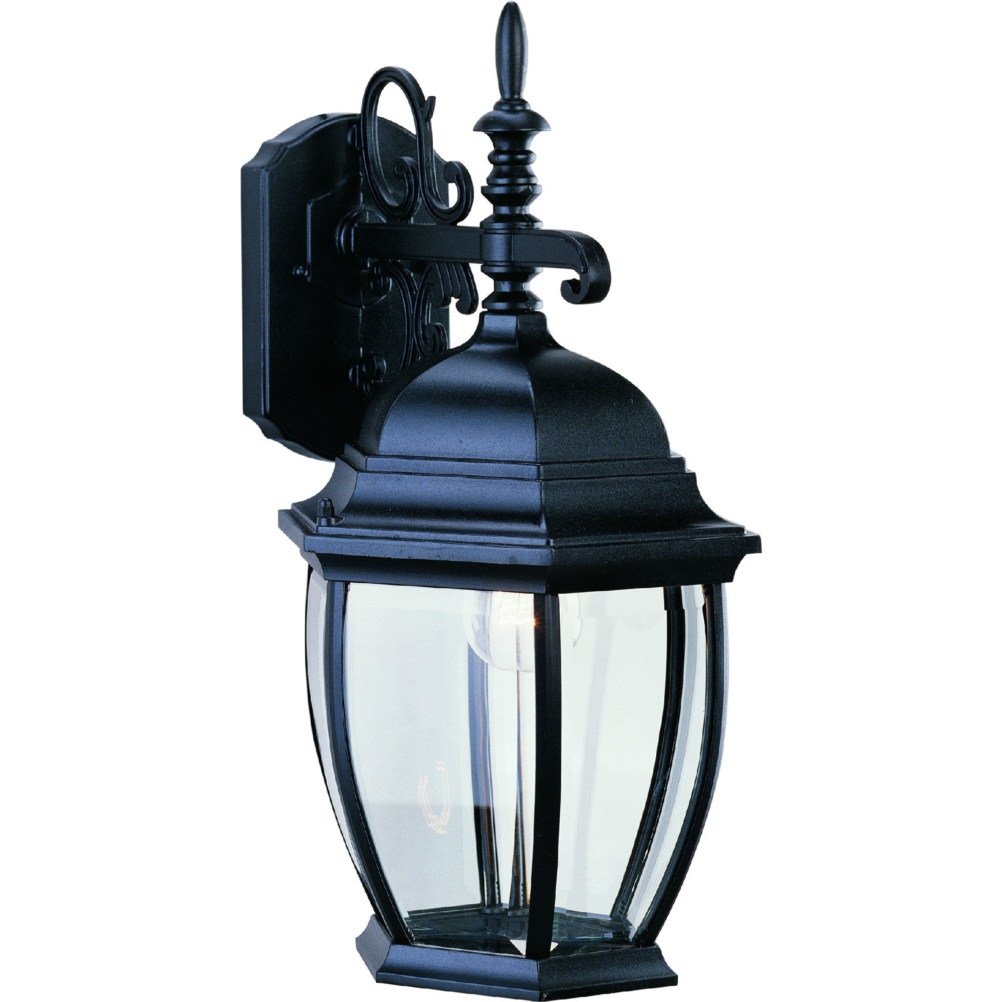 Volume Lighting 1 Light Black Outdoor Wall Sconce