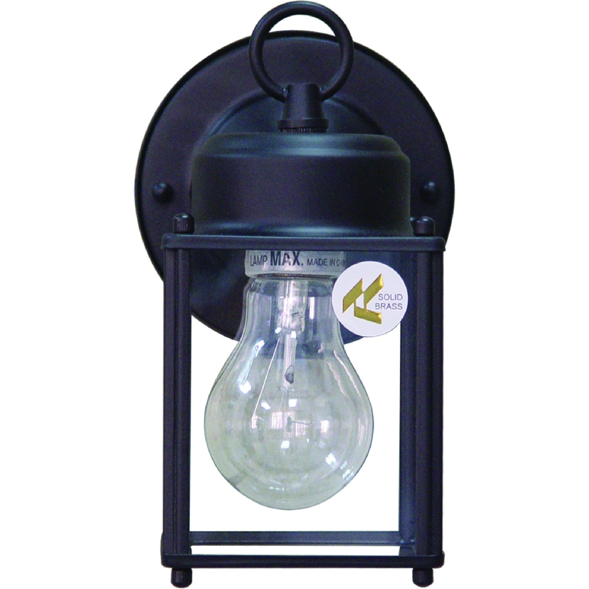 Volume Lighting 1 Light Black Outdoor Wall Sconce