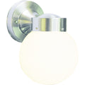 Volume Lighting 1 Light Brushed Nickel Outdoor Wall Sconce