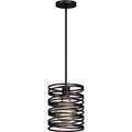 Volume Lighting 1 Light Indoor Antique Bronze Mini Cylinder Pendant