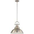 Volume Lighting 1 Light Indoor Brushed Nickel Downrod Pendant