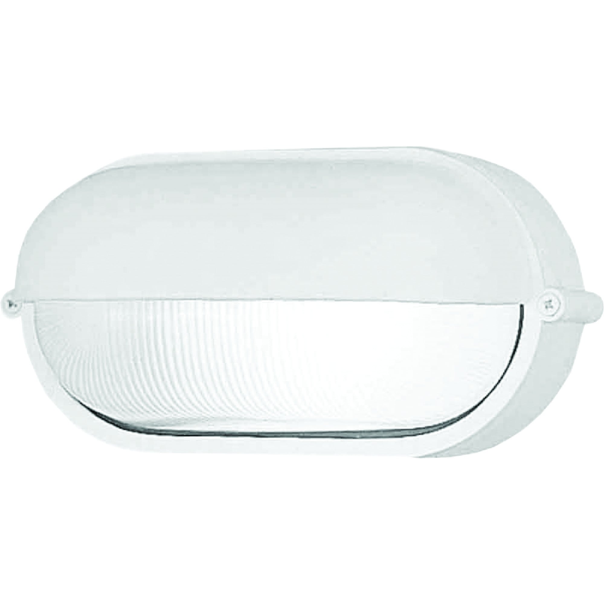 Volume Lighting 1 Light Indoor Outdoor White Aluminum Flush Mount