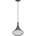Volume Lighting 1 Light Led Indoor Black Hanging Mini Pendant