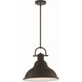 Volume Lighting 1 Light Led Indoor Foundry Bronze Downrod Pendant L