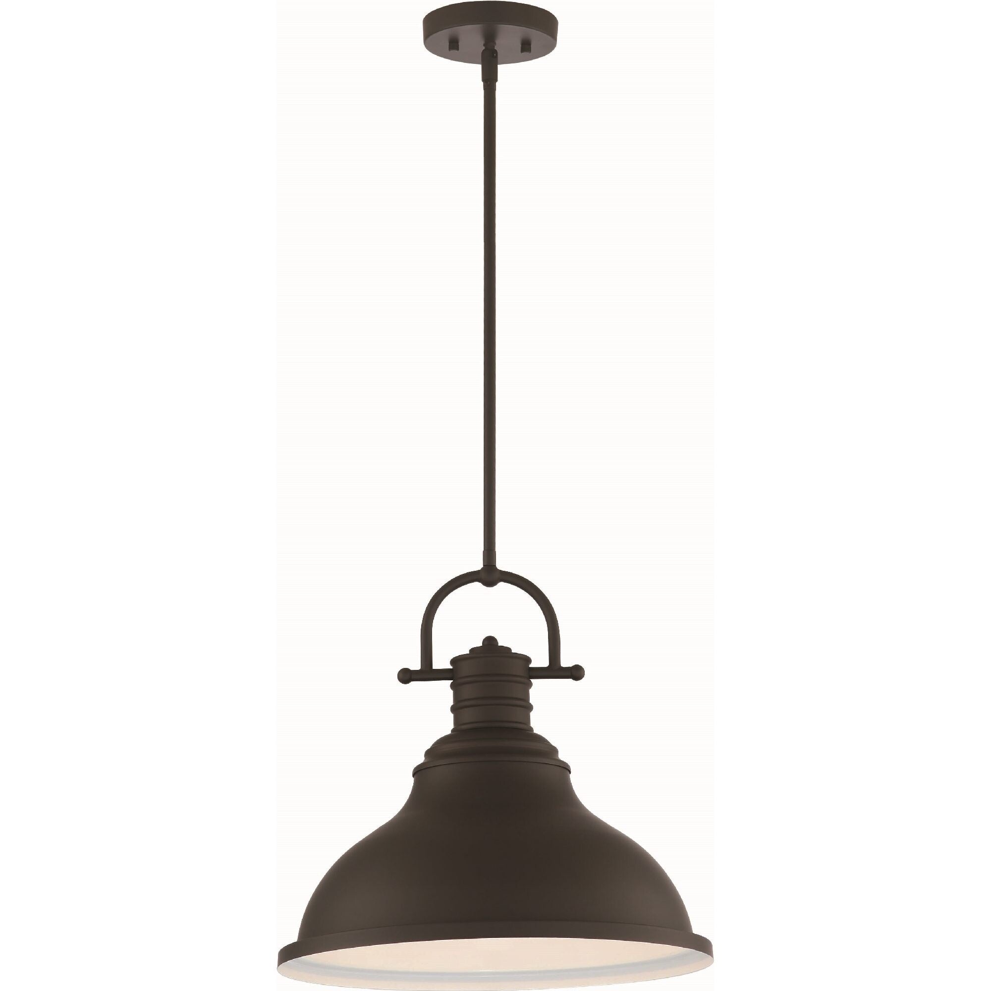 Volume Lighting 1 Light Led Indoor Foundry Bronze Downrod Pendant L