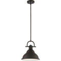 Volume Lighting 1 Light Led Indoor Foundry Bronze Downrod Pendant L