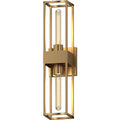Volume Lighting 2 Light Indoor Antique Gold Industrial Sconce