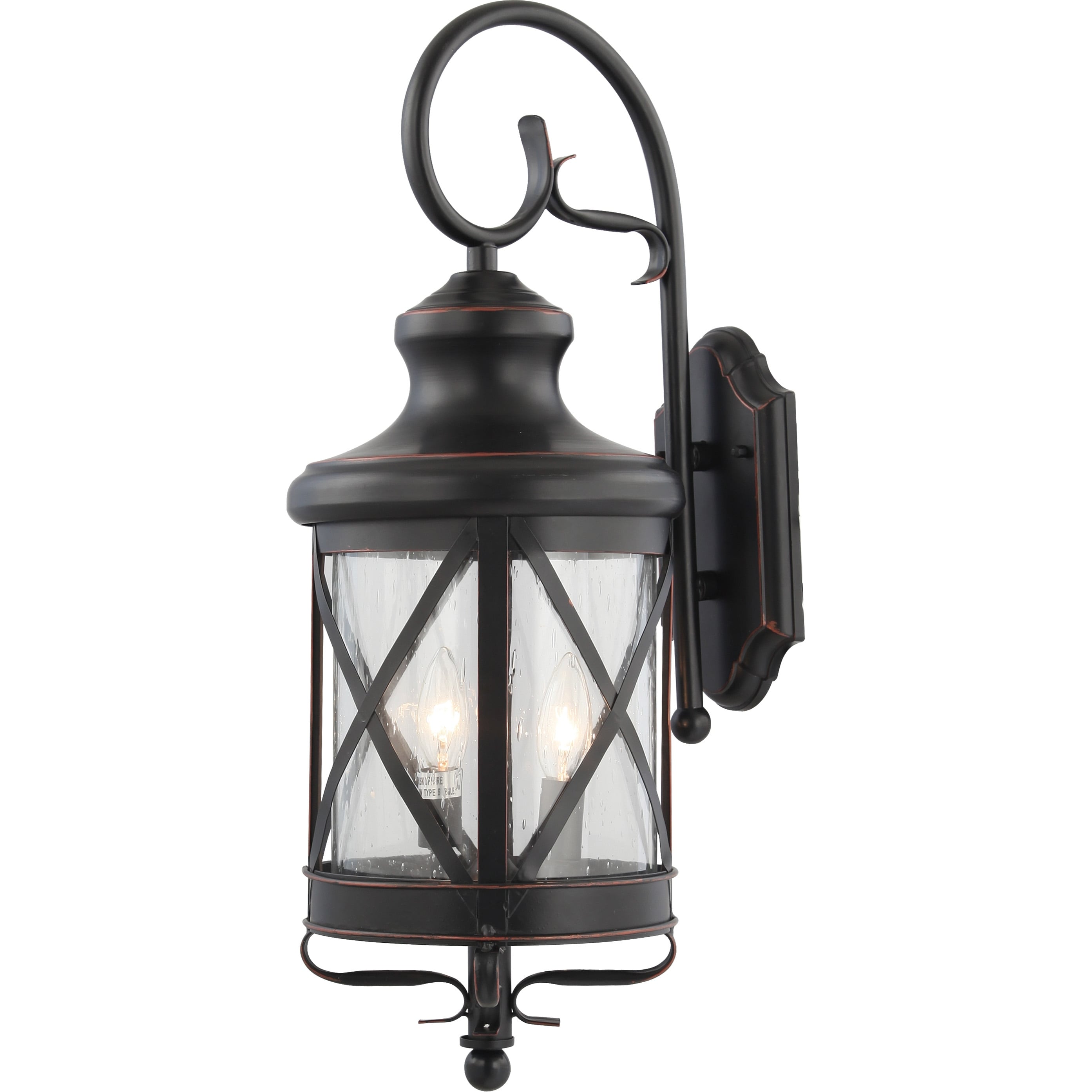 Volume Lighting 3 Light In Out Door Black Copper Aluminum Wall Sconce