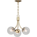 Volume Lighting 3 Light Indoor Antique Gold French Inspired Chandelier N A