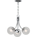Volume Lighting 3 Light Indoor Chrome French Inspired Chandelier N A