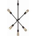 Volume Lighting 3505 Lis 5 Light 22 Wide Abstract Chandelier