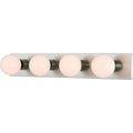 Volume Lighting 4 Light Brushed Nickel Vanity