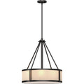 Volume Lighting 4 Light Indoor Antique Bronze Downrod Pendant