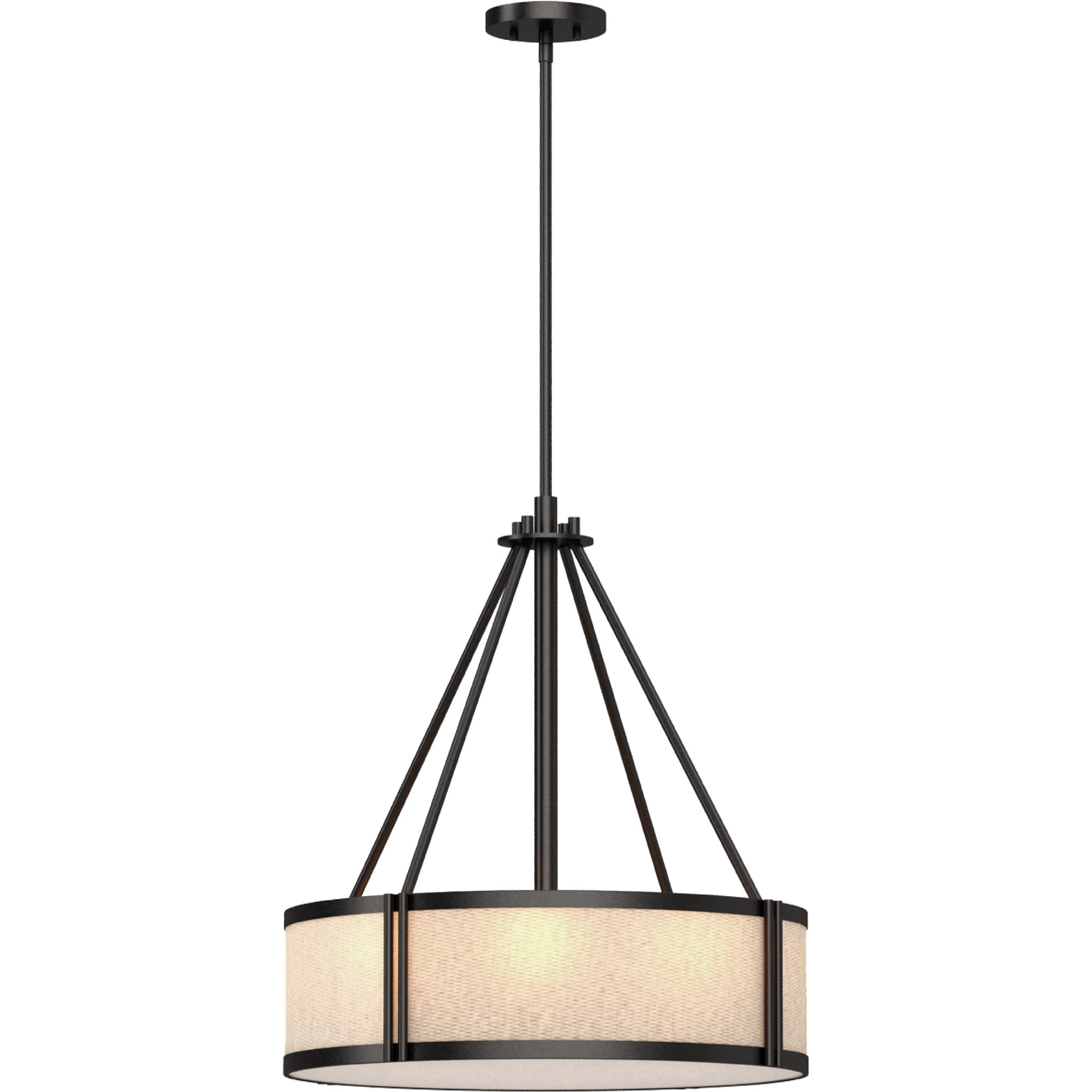 Volume Lighting 4 Light Indoor Antique Bronze Downrod Pendant