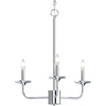 Volume Lighting Aria 3 Light 21 Wide Taper Candle Chandelier